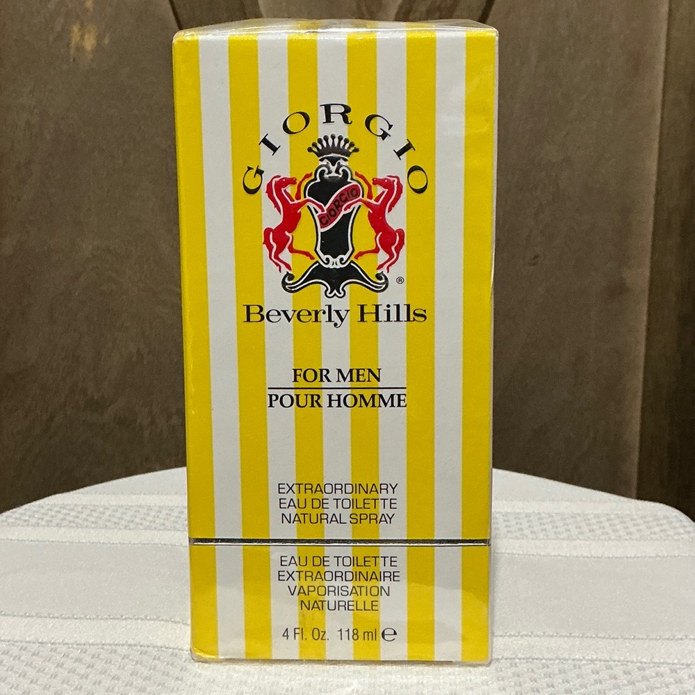 NWT Georgia Beverly Hills For Men Made in Spain 4Fl Oz - 118 ml